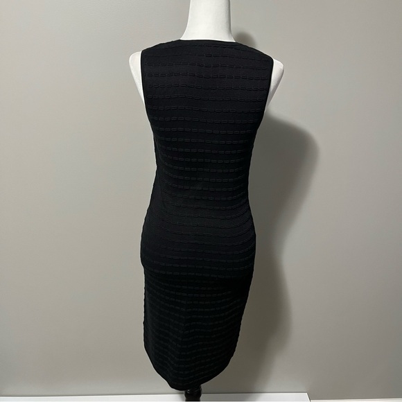Brooks Brothers Black Knit Sleeveless Bodycon Dress - Picture 7 of 11